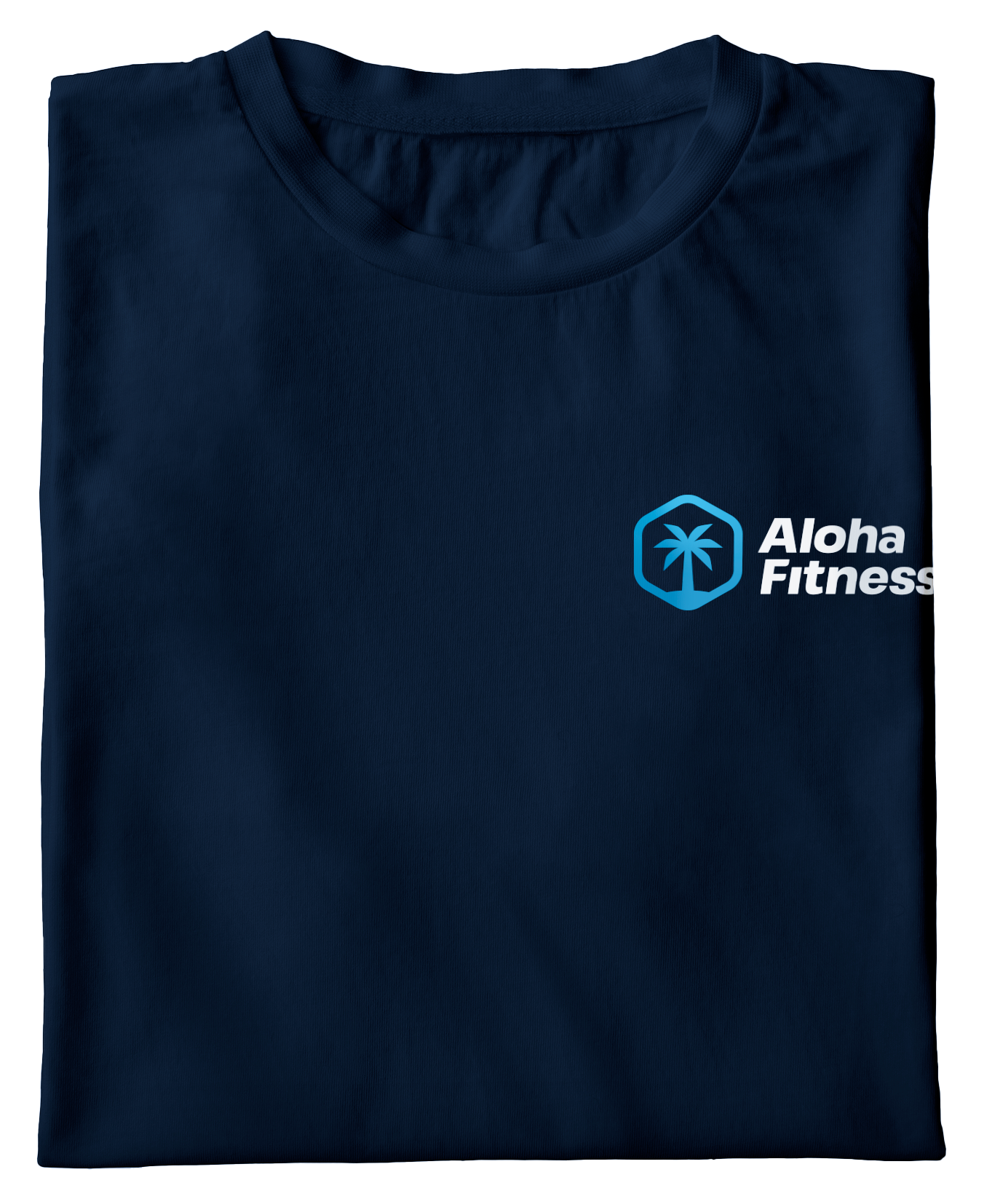 t-shirt bedrukking ontwerpen voor een klant. Logo op bedrijfskleding. Sport kleding voor Aloha Fitness