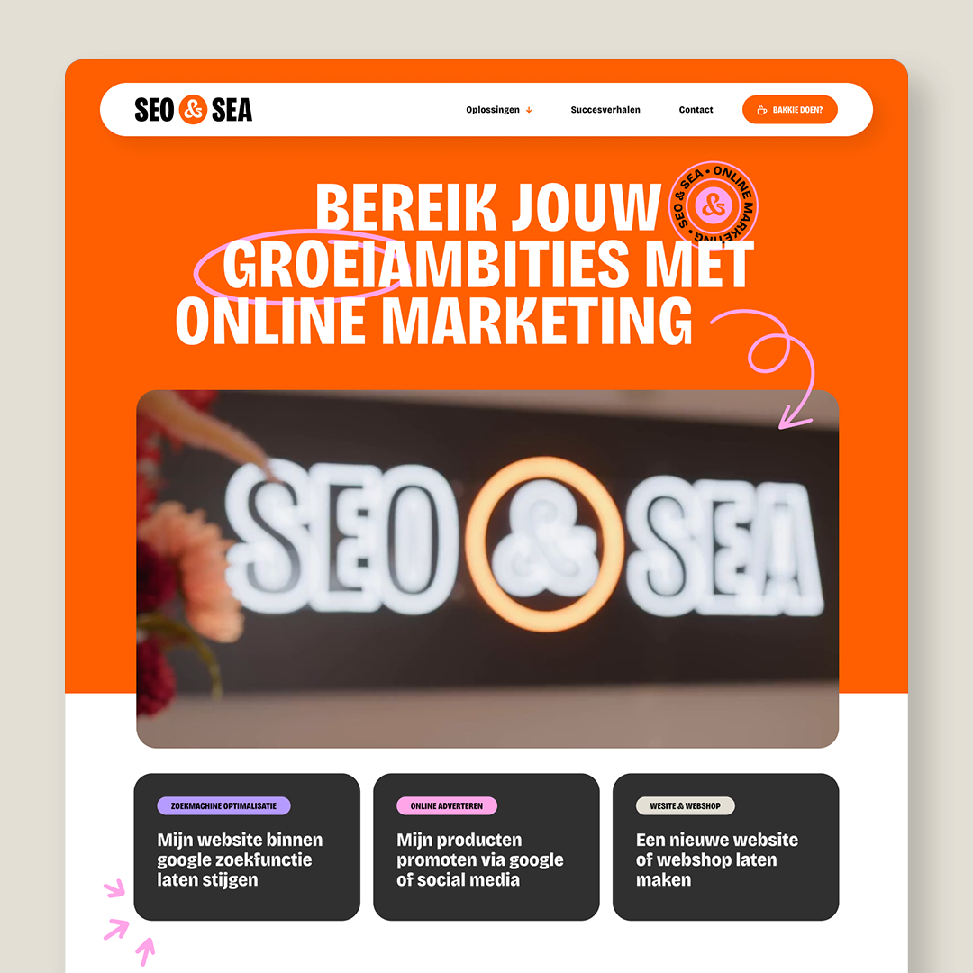 Redesign website SEO&SEA
