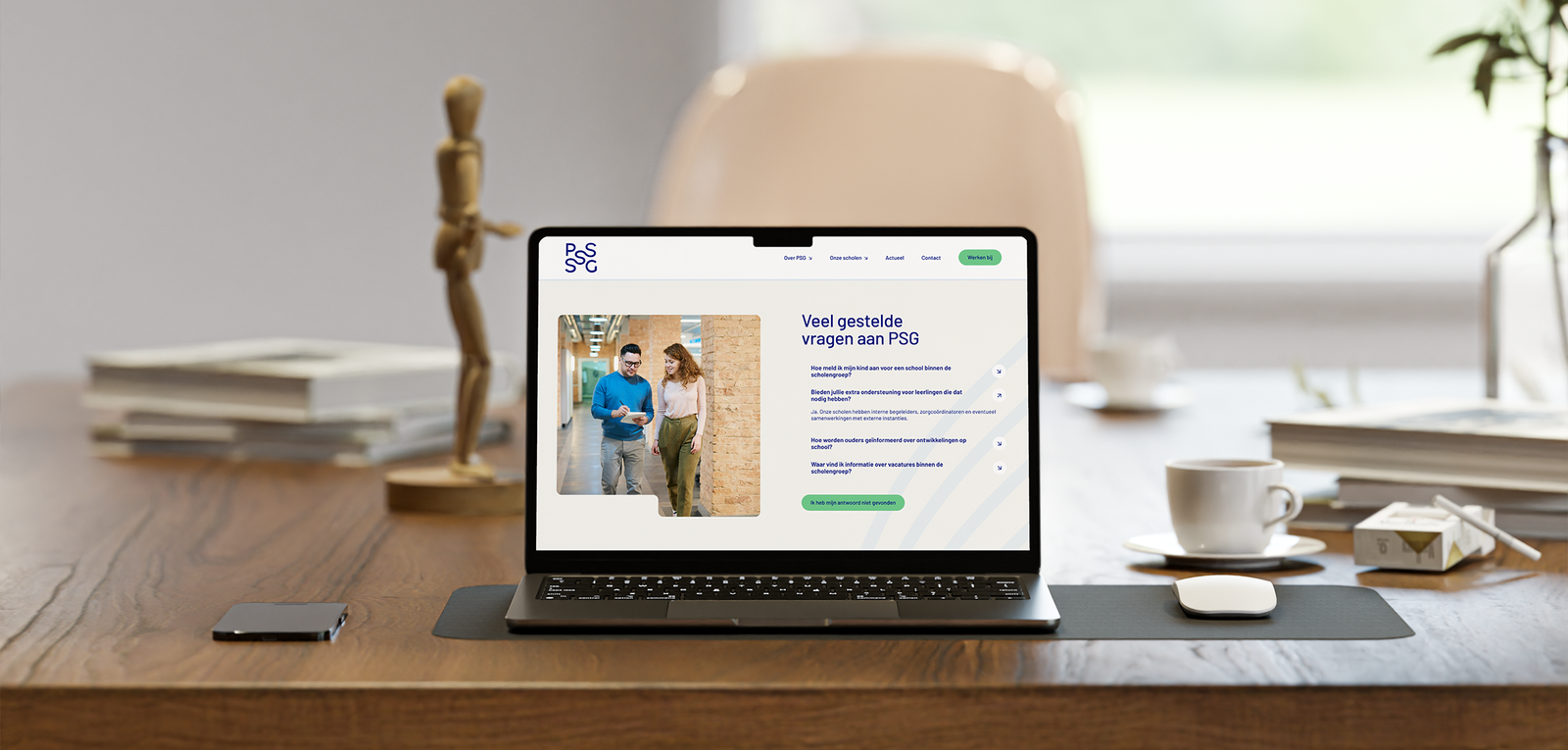 Responsive onderwijswebsite ontworpen door Guts and Groove.
